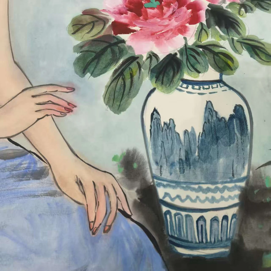 宋轲-4平尺-国画作品-写意人物-6