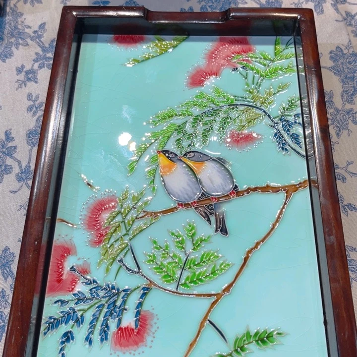 一体款瓷板画艺术作品