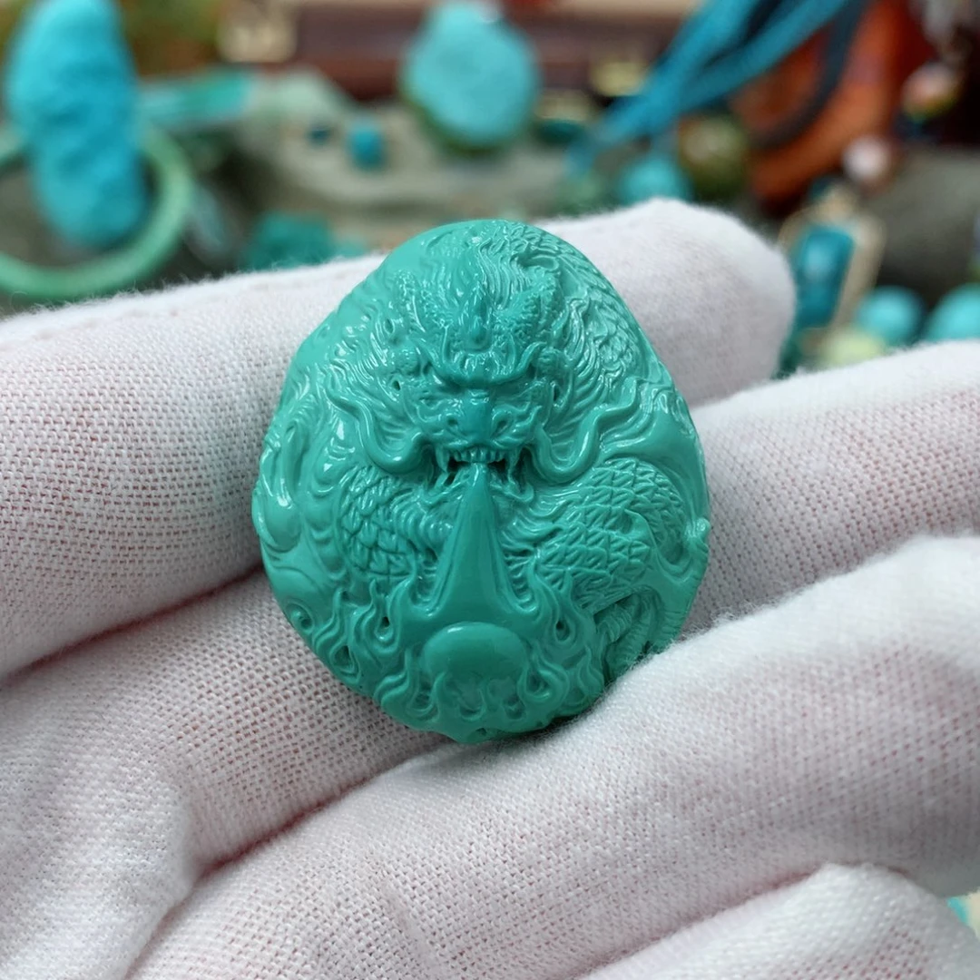 绿松石珠宝奇石未镶嵌