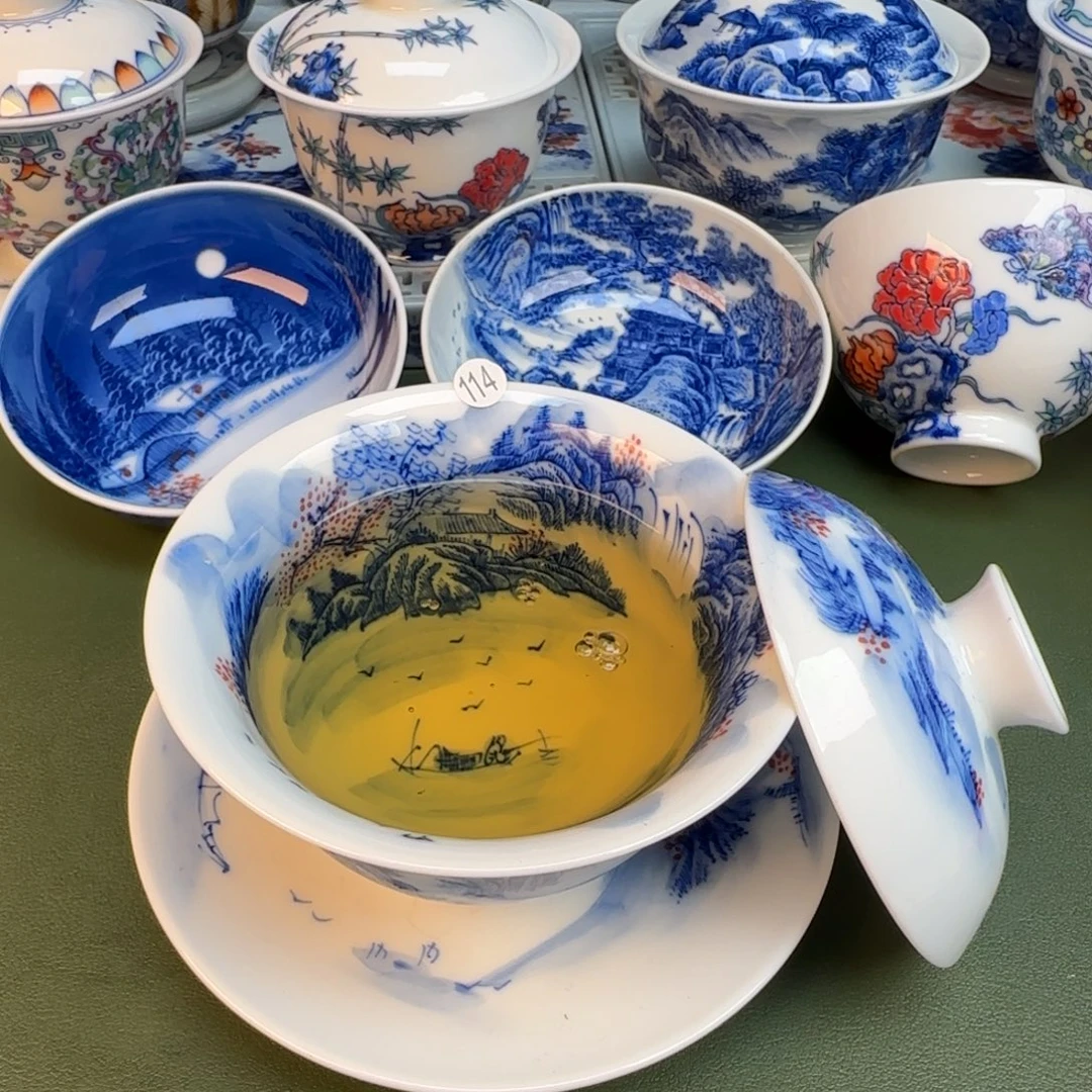 陶纯手工纯手绘茶具114