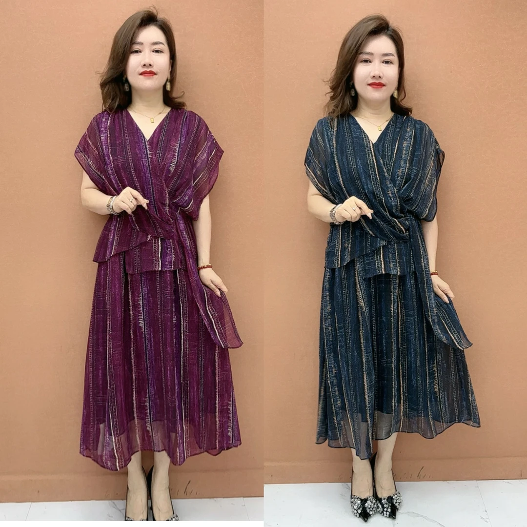 WK  时尚洋气宽松韩版连衣裙