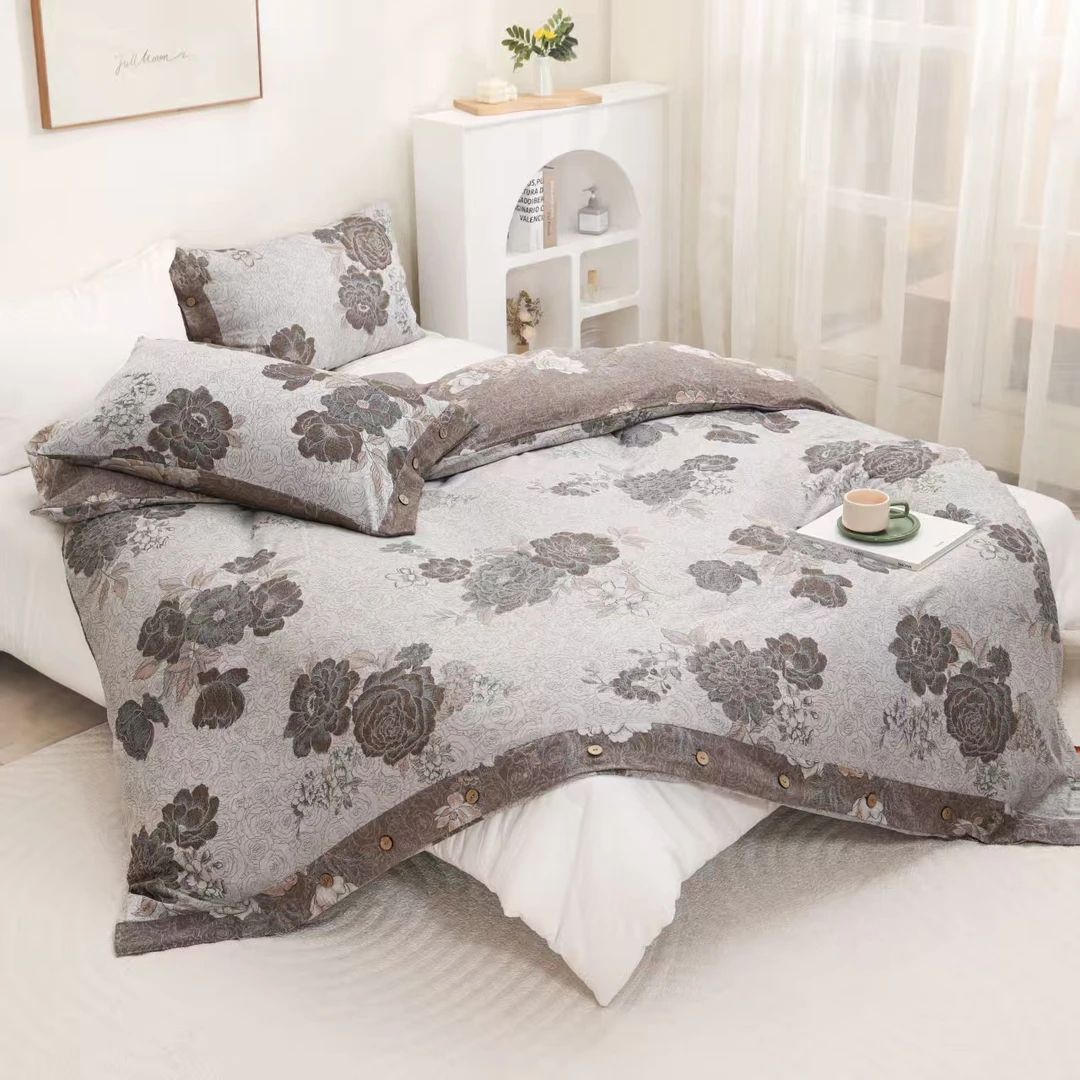 繁花似锦-汉麻舒适透气亲肤私定轻奢被套被罩