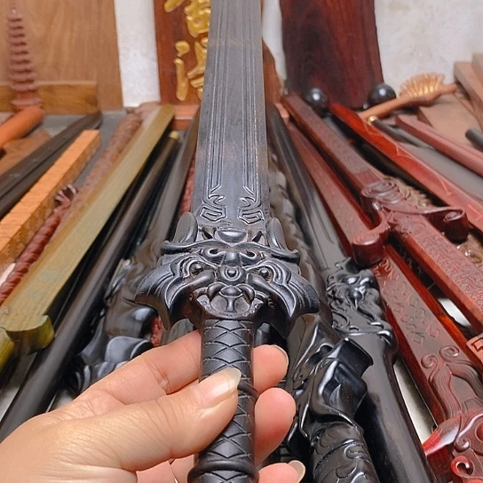 紫光檀木50长小逆鳞