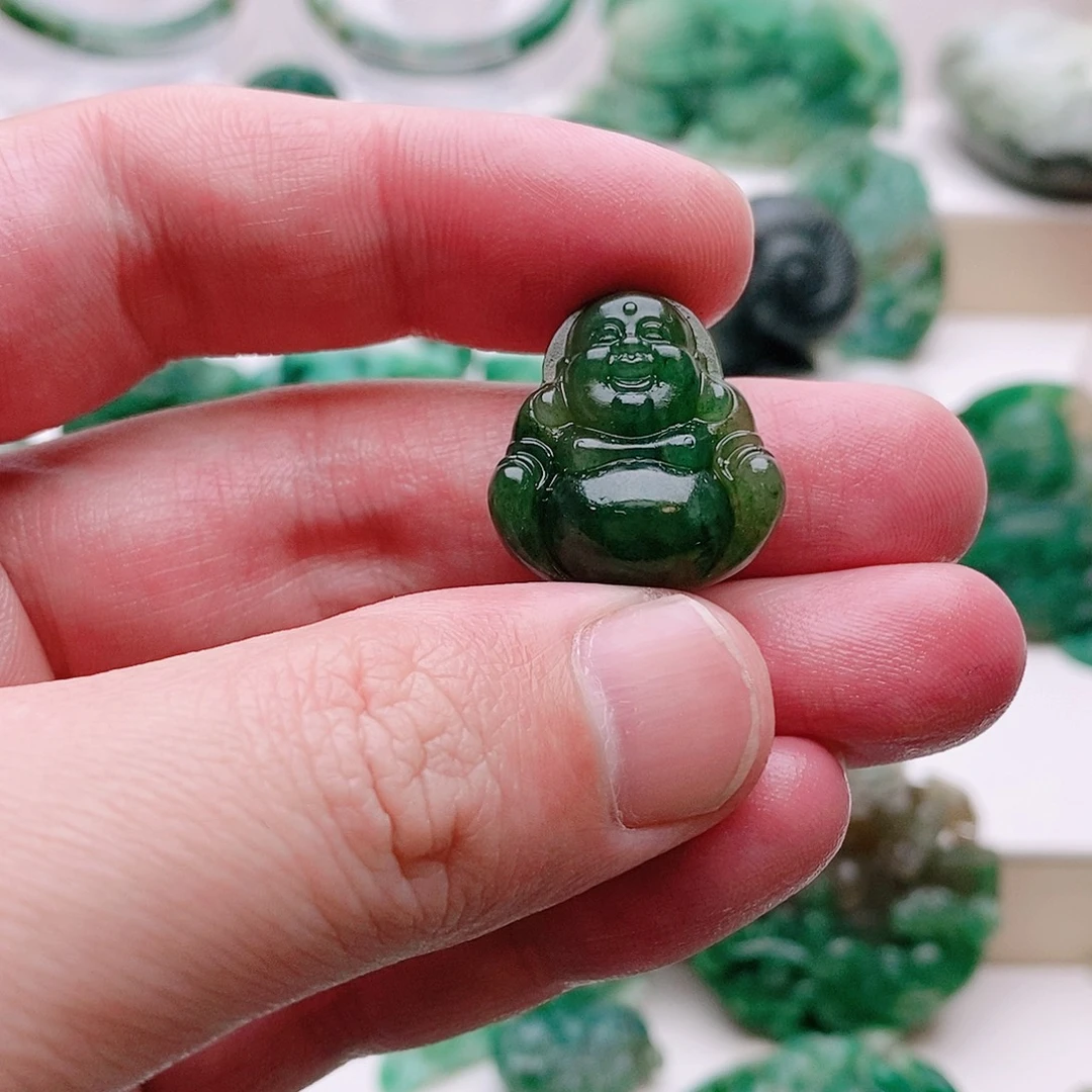 独山玉未镶嵌吊坠