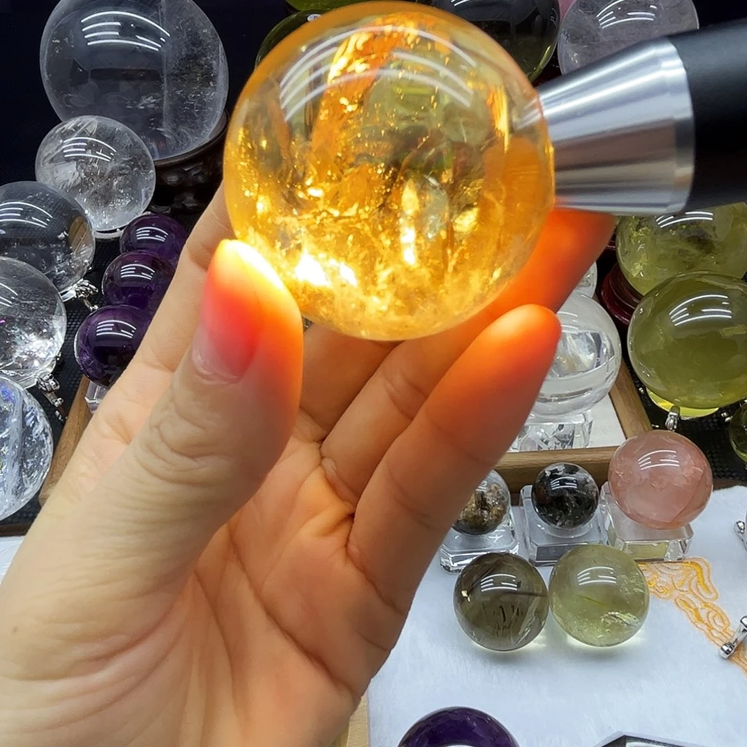 水晶珠宝半成品未镶嵌4.5公分