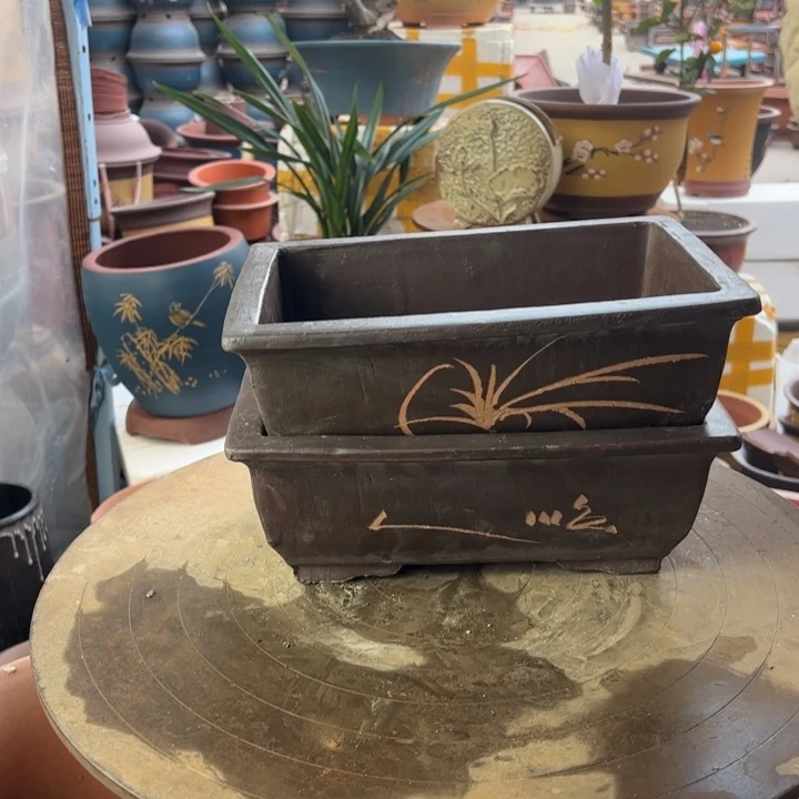 紫砂26+26粽马槽口径26×18×10