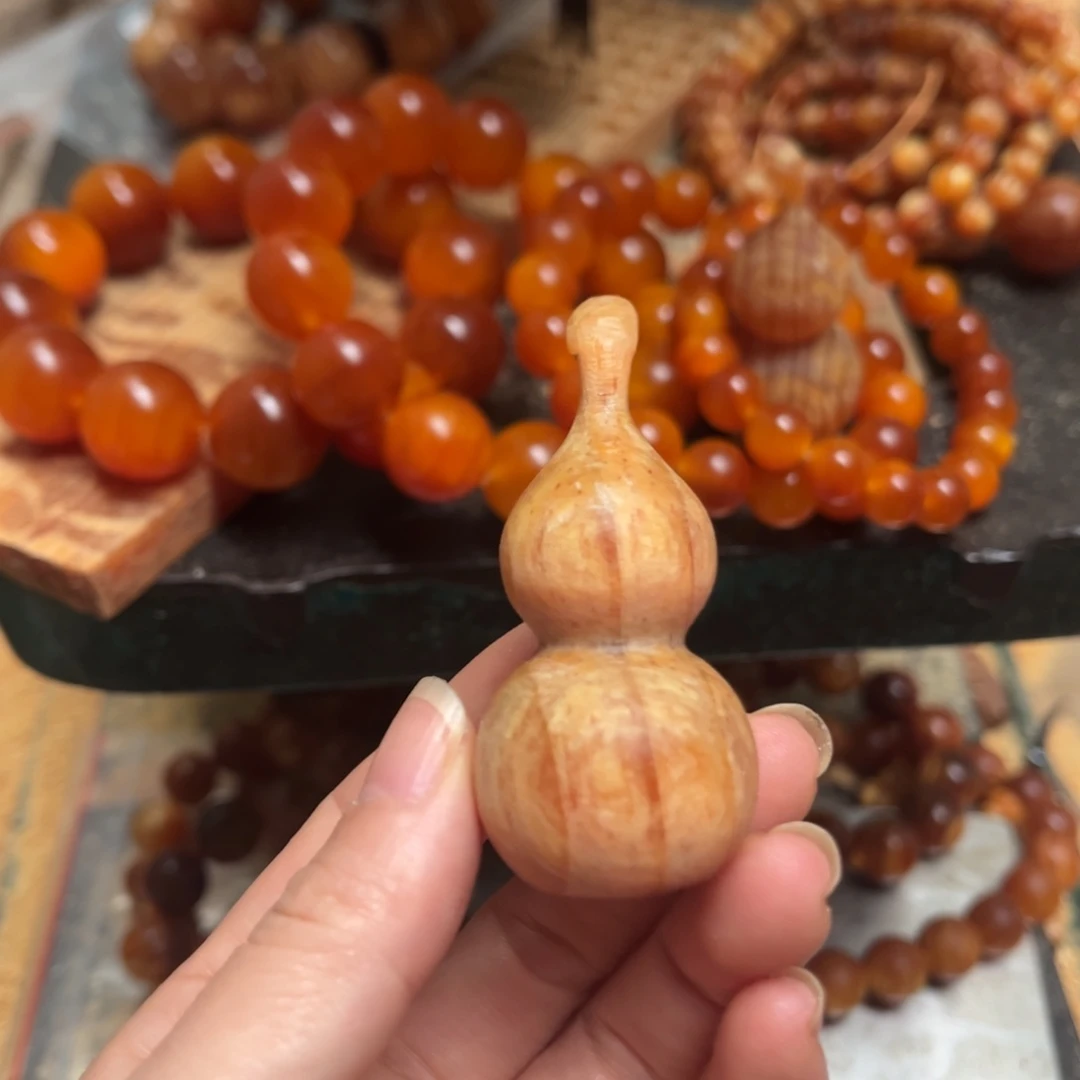 松木（琥珀木）手串/手链瑕疵葫芦处理价