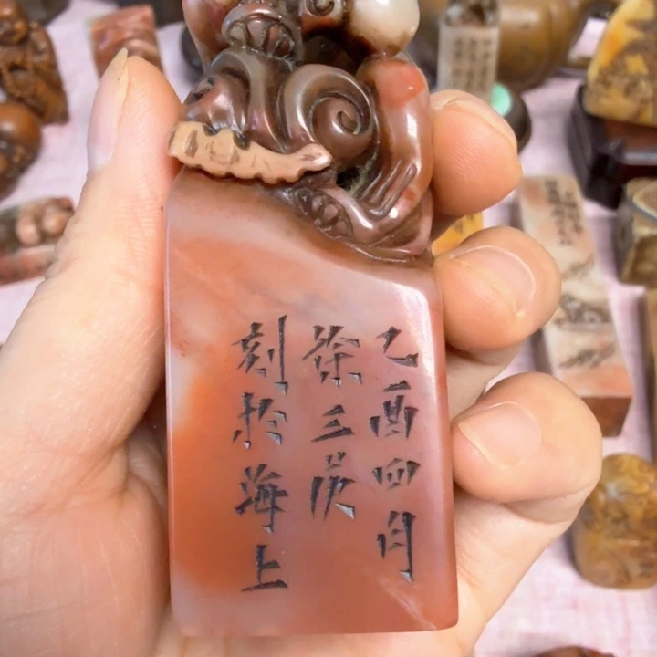 石材咯*匠桌面摆件 小摆件