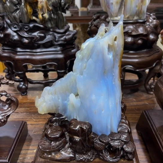 硅化玉摆件未镶嵌