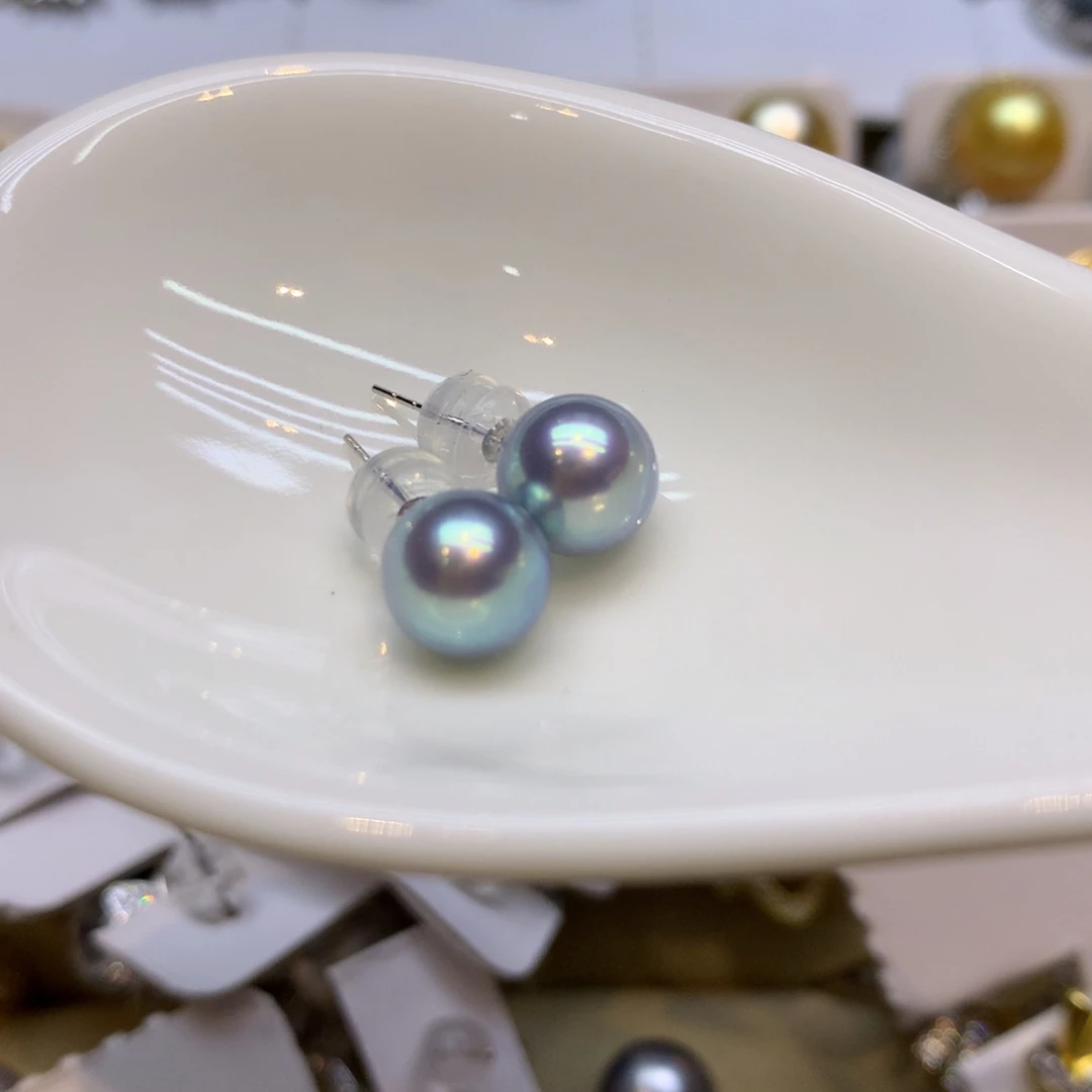 未镶嵌耳饰海水珍珠