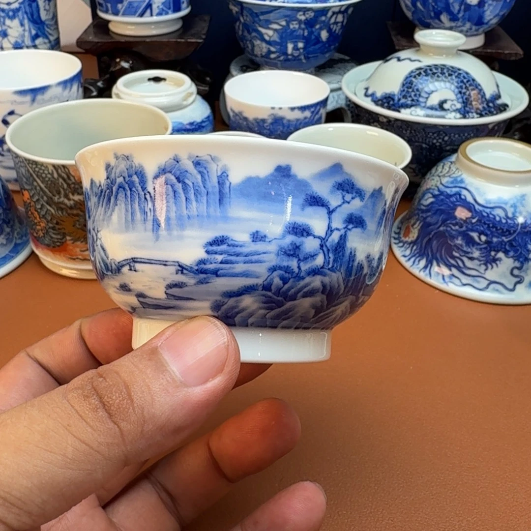 杯子景德镇全手工手绘陶瓷