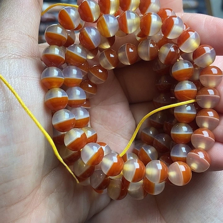 玛瑙/玉髓颈饰合金