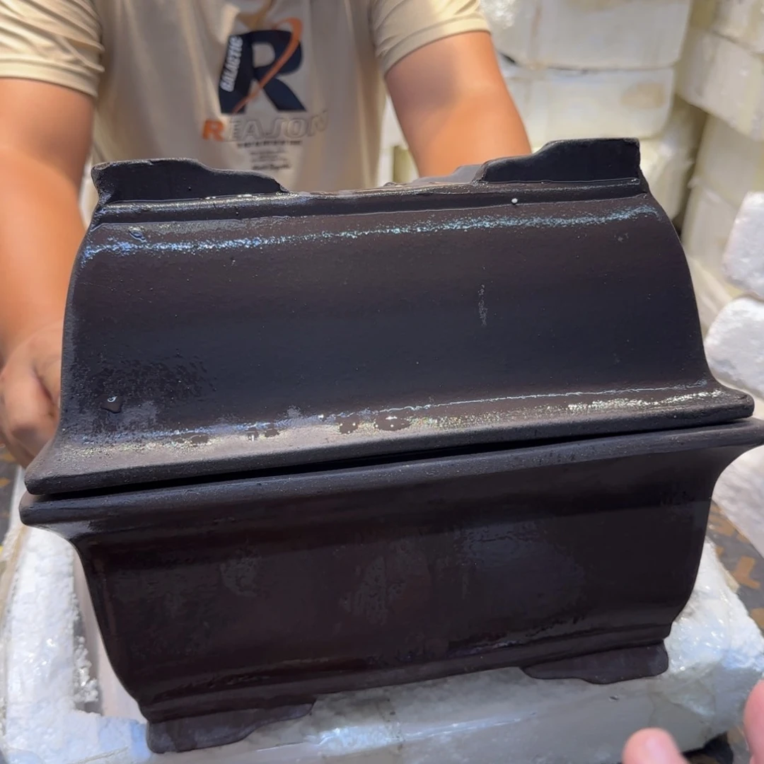 紫砂花盆口径26.18.10口径