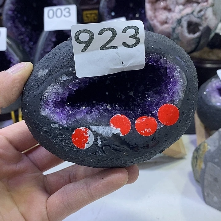 珠宝半成品未镶嵌紫晶923