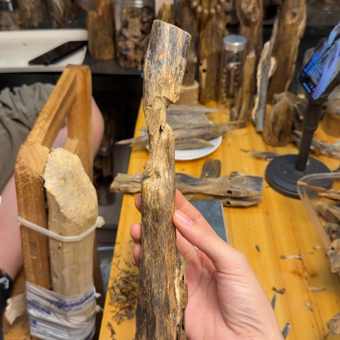 沉香沉香碎屑陆河块料65克