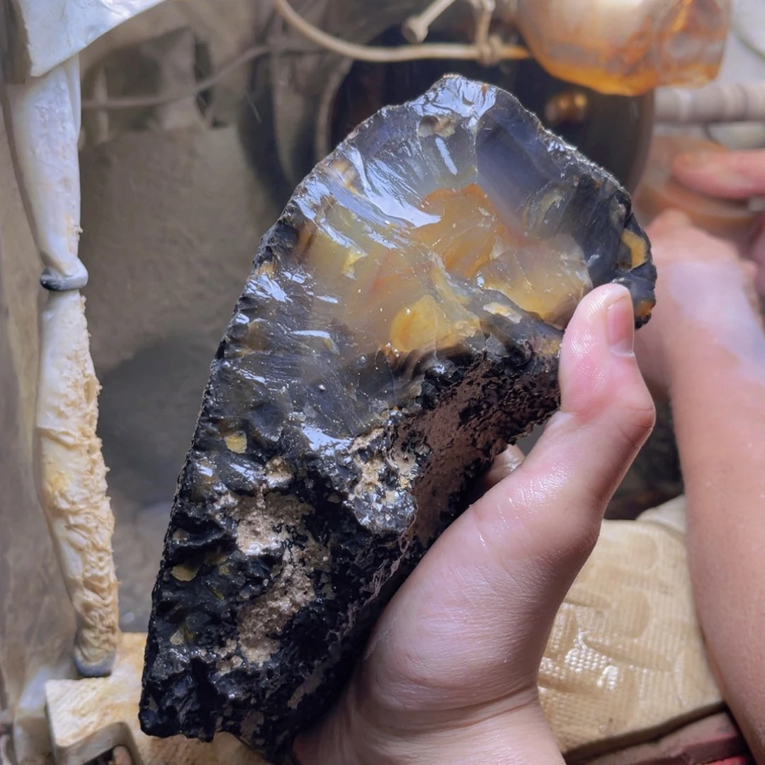 定制玛瑙小****歪天然玛瑙手镯原石