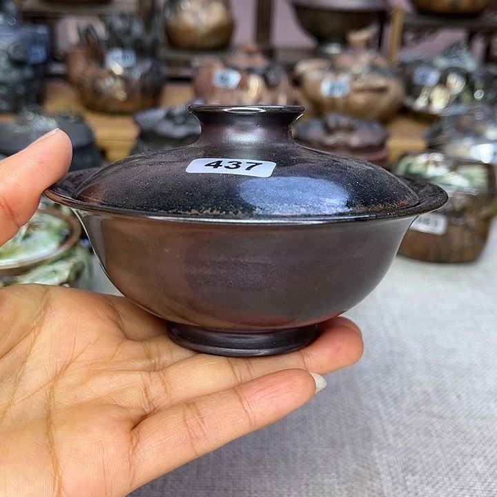 裸柴烧陶瓷手工茶器