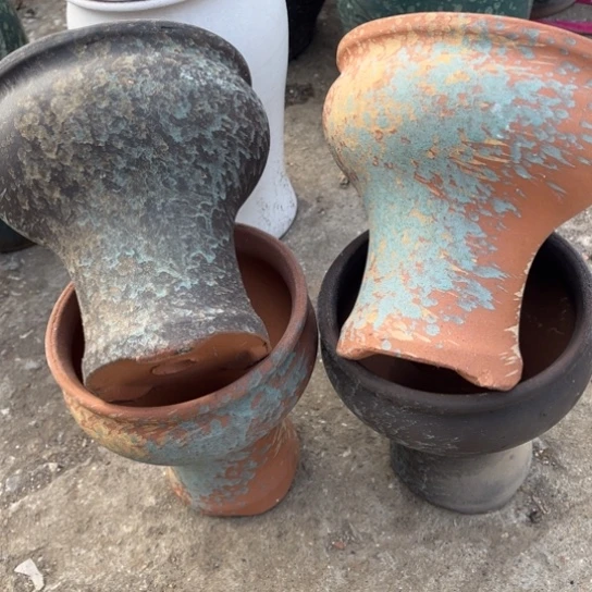 红陶口14高15瑕疵