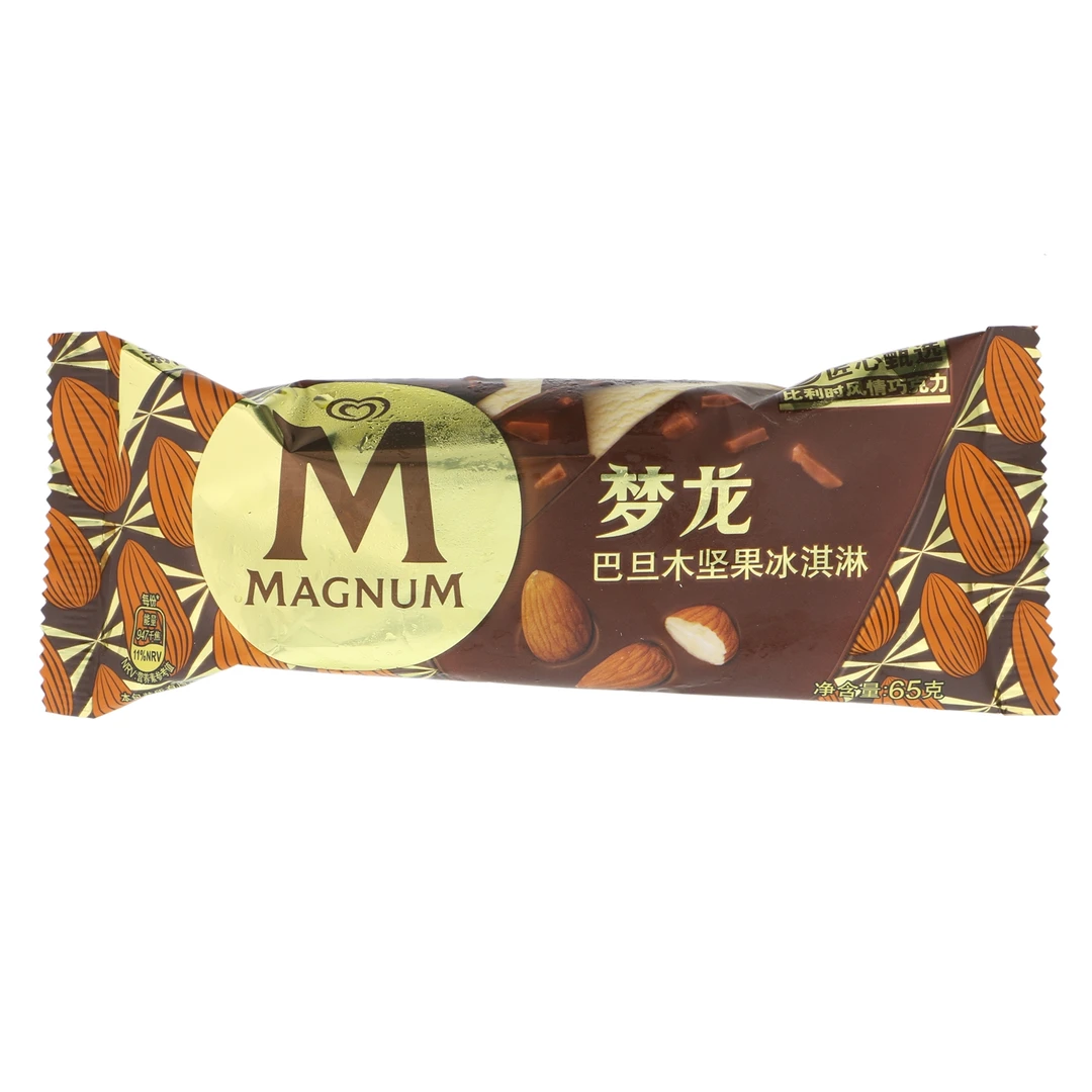 MAGNUM/梦龙巴旦木坚果冰淇淋65g雪糕同城送雪糕同城配