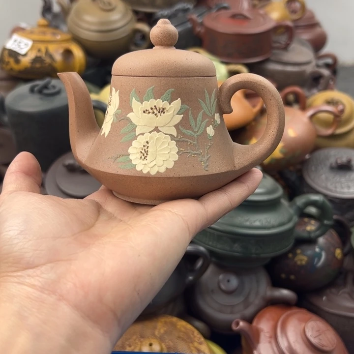 紫砂茶壶盖子微晃
