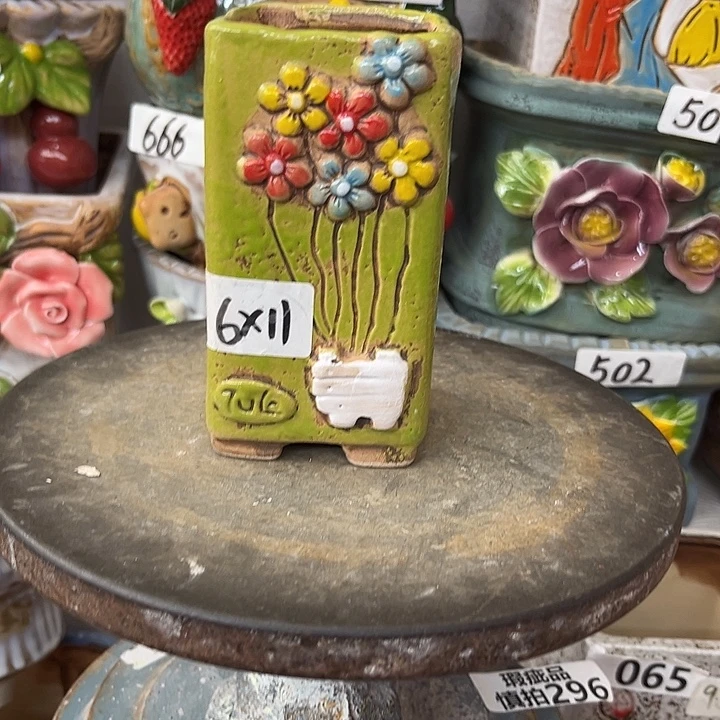 粗陶材质多肉花盆