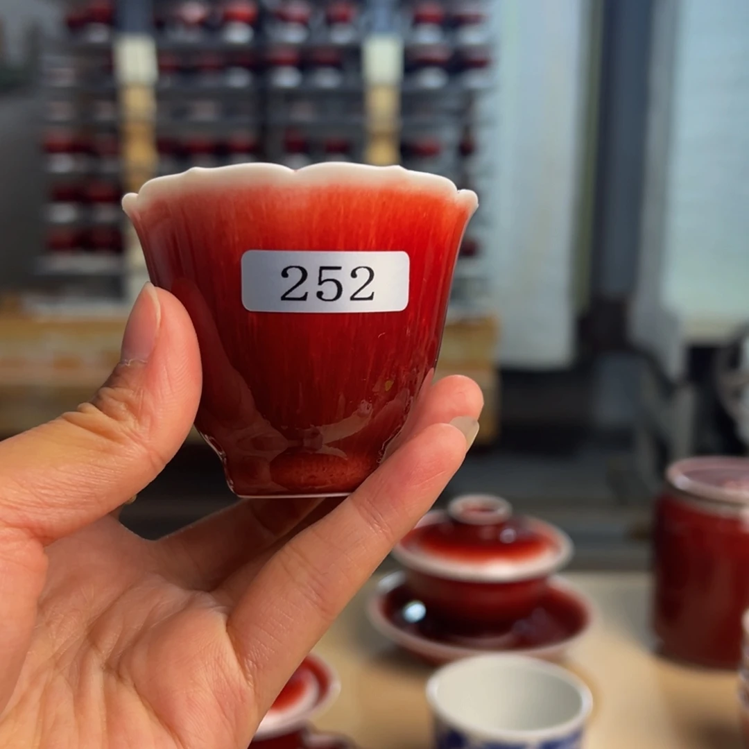 秋***叶陶景德镇陶瓷郎红原矿