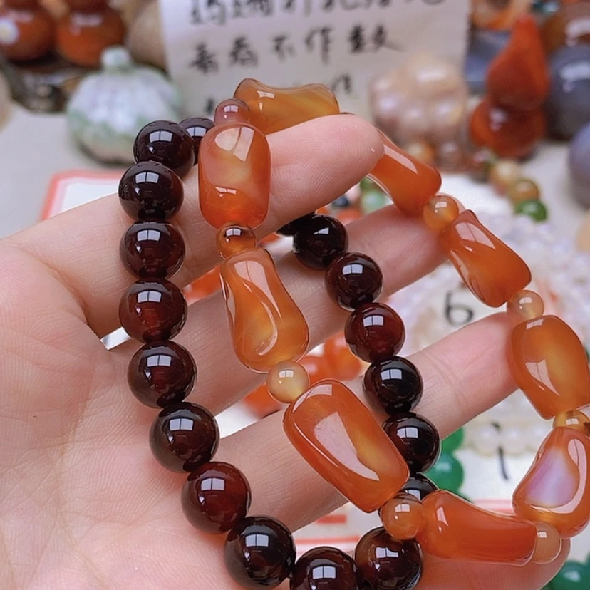 【闪购商品】未镶嵌玛瑙/玉髓珠宝半成品静**天