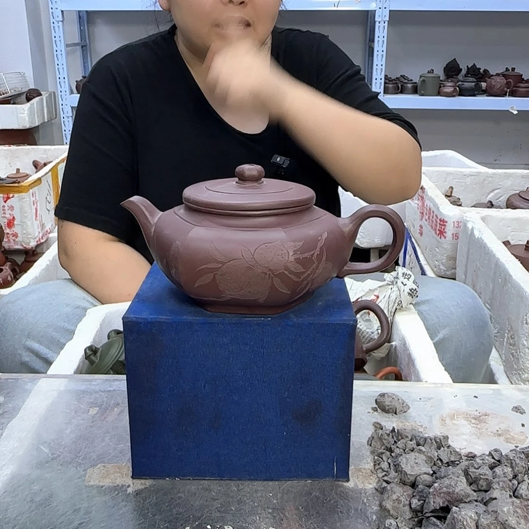茶壶紫砂宜兴紫砂壶瑕疵