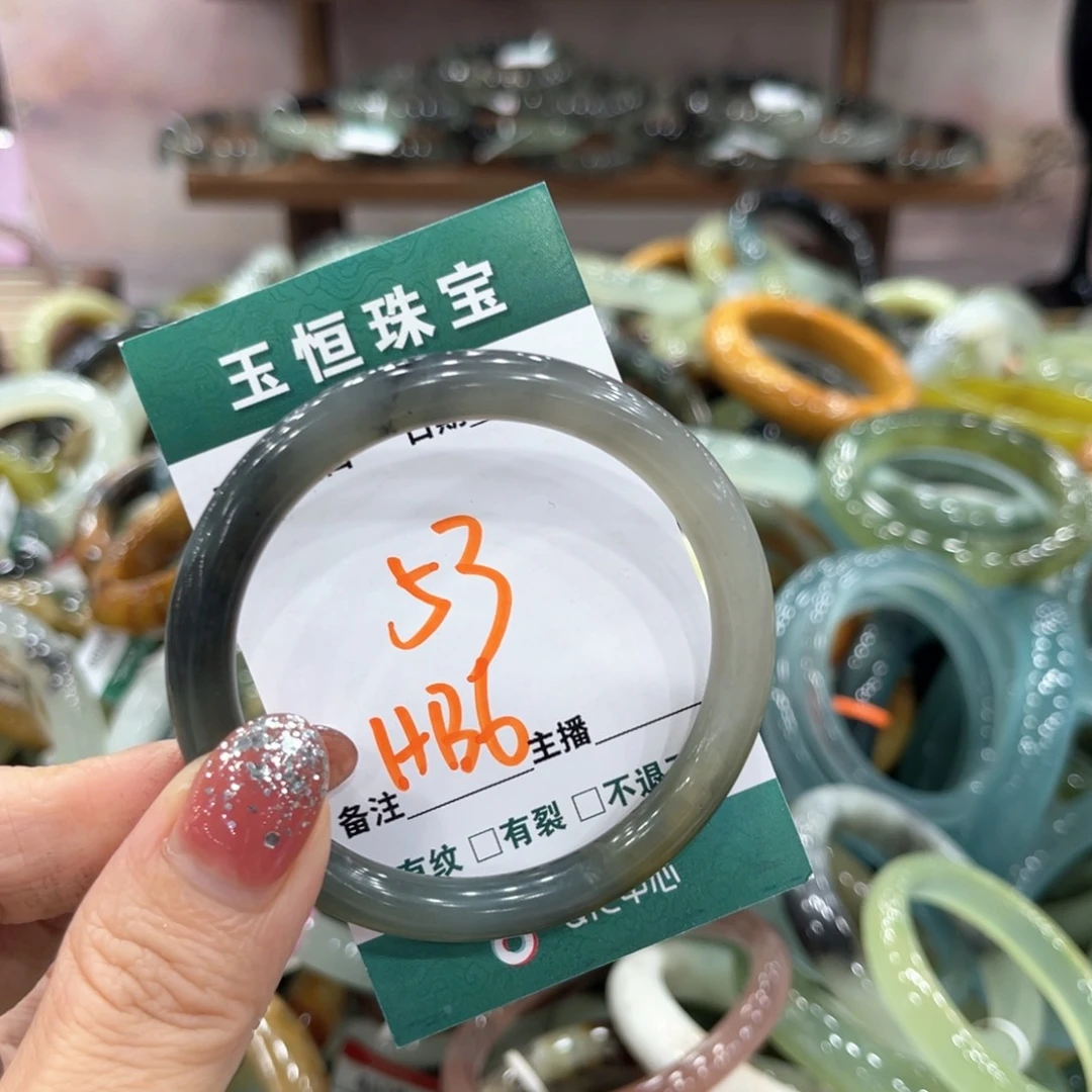 未镶嵌蛇纹石玉手镯手镯