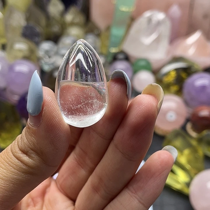 盛***年水晶珠宝半成品未镶嵌45幽灵水滴