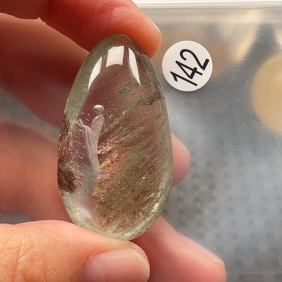 红***天未镶嵌水晶吊坠(不含链)