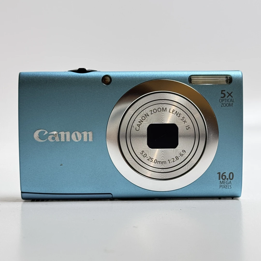 95新 Canon/佳能 A2400蓝色1600w像素5倍变焦+原充
