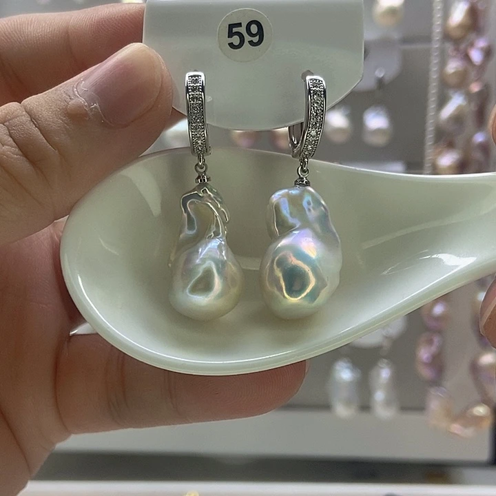 未***安颈饰银S925镶嵌淡水珍珠59