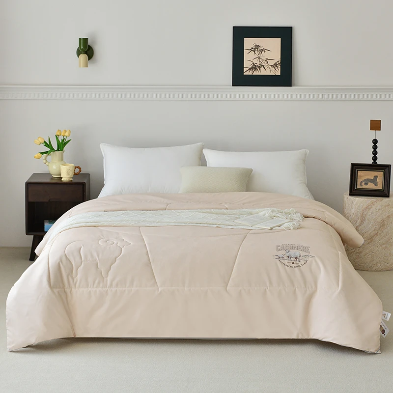 【曼玉专属】欢寐家纺 100羊毛被真羊毛被