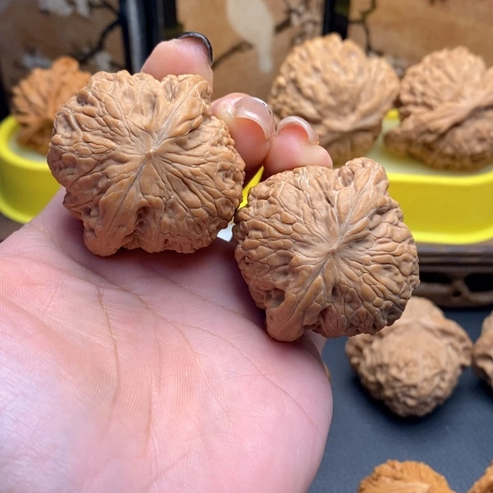 文玩核桃把件502铁锤全品42+