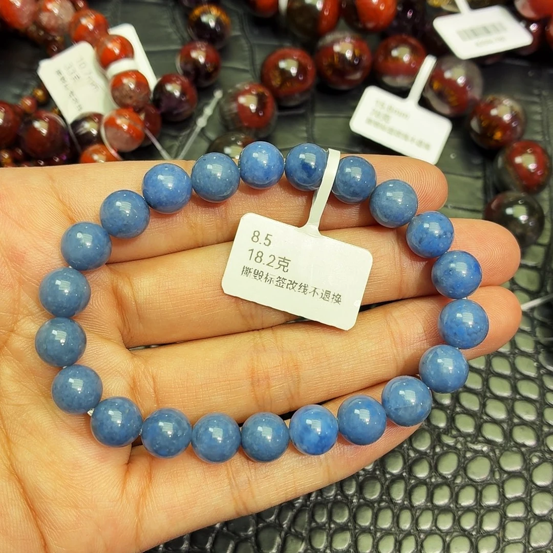 可***乐未镶嵌手串水晶8.5mm左右