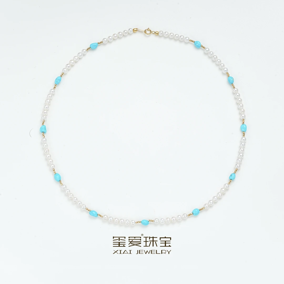 【玺爱门门】MM-11385-1-2-3 淡水珍珠设计款‘梦想家蓝图’项链 3-4m