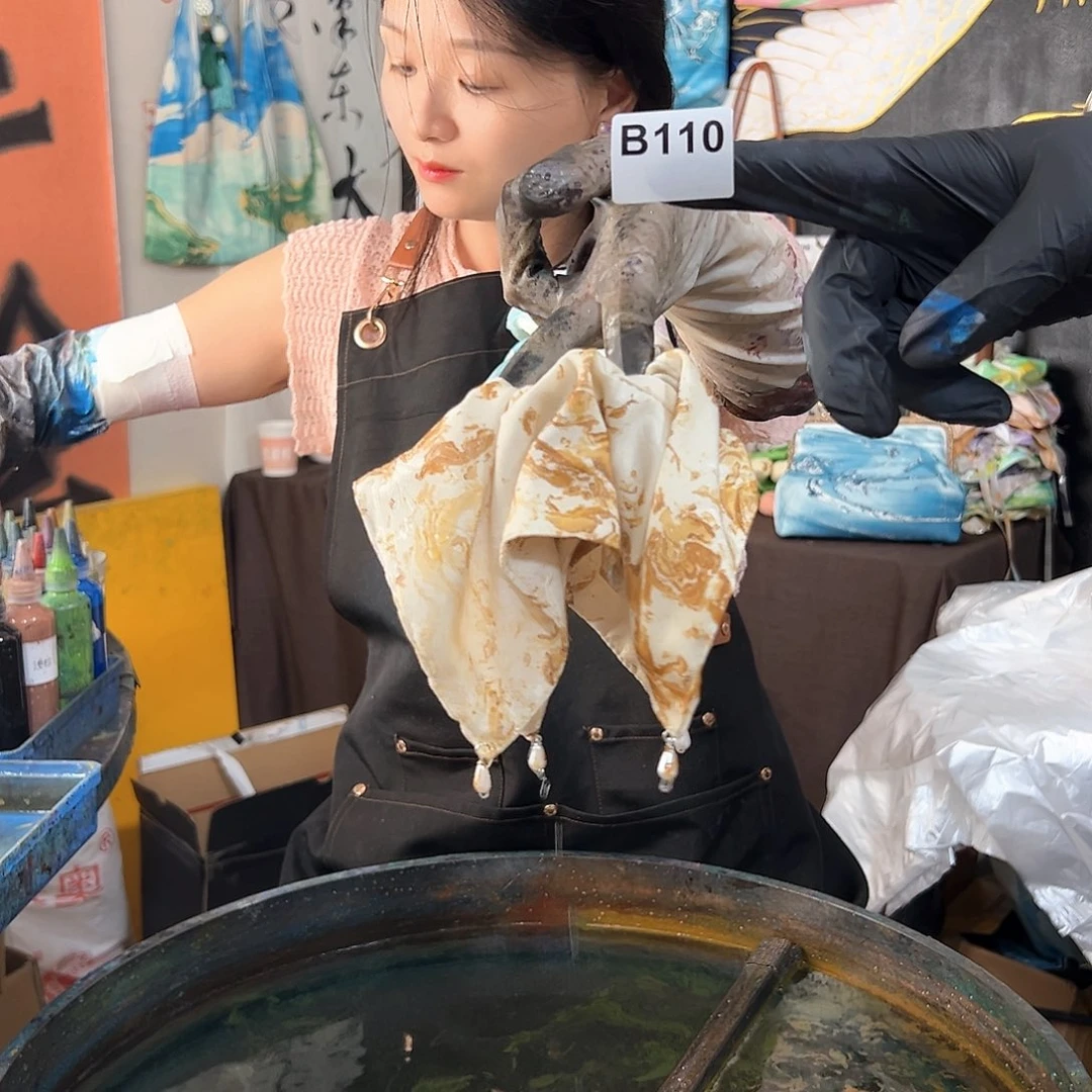 110珍珠发圈金发一