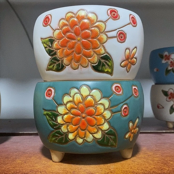 外13内11.5高10左右，纯手工制作，一单包邮