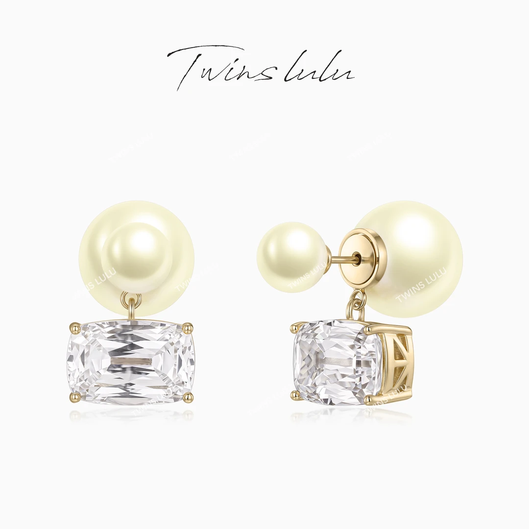 TWINS LULU 【方冰糖】新年款 轻奢气质百搭时尚圆形耳环TSL10335