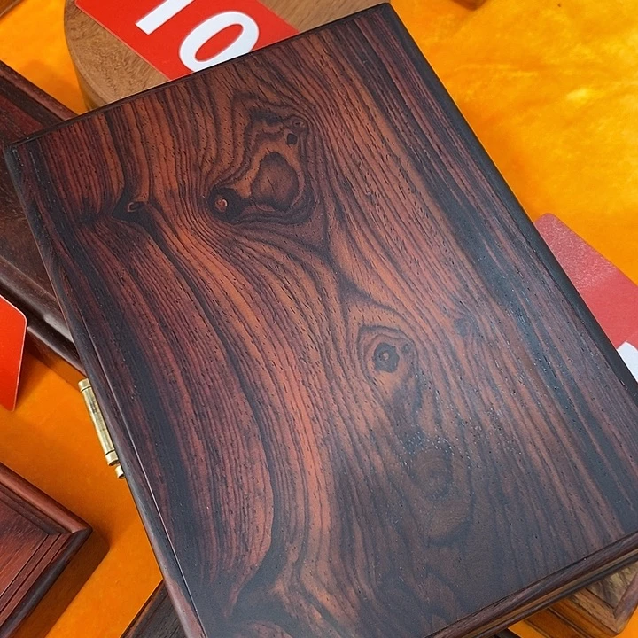 东***东木红酸枝微凹收纳盒