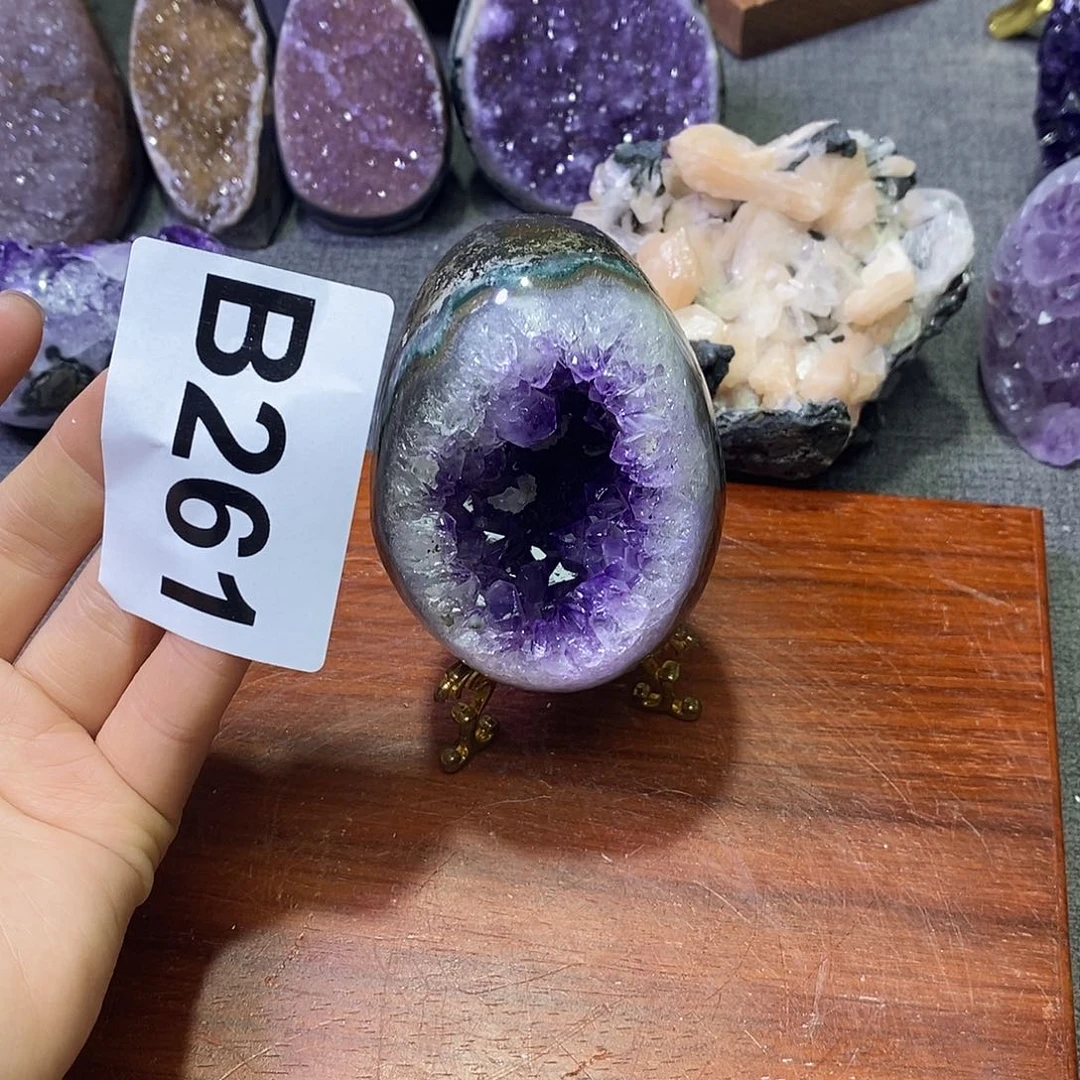 珠宝半成品紫晶未镶嵌