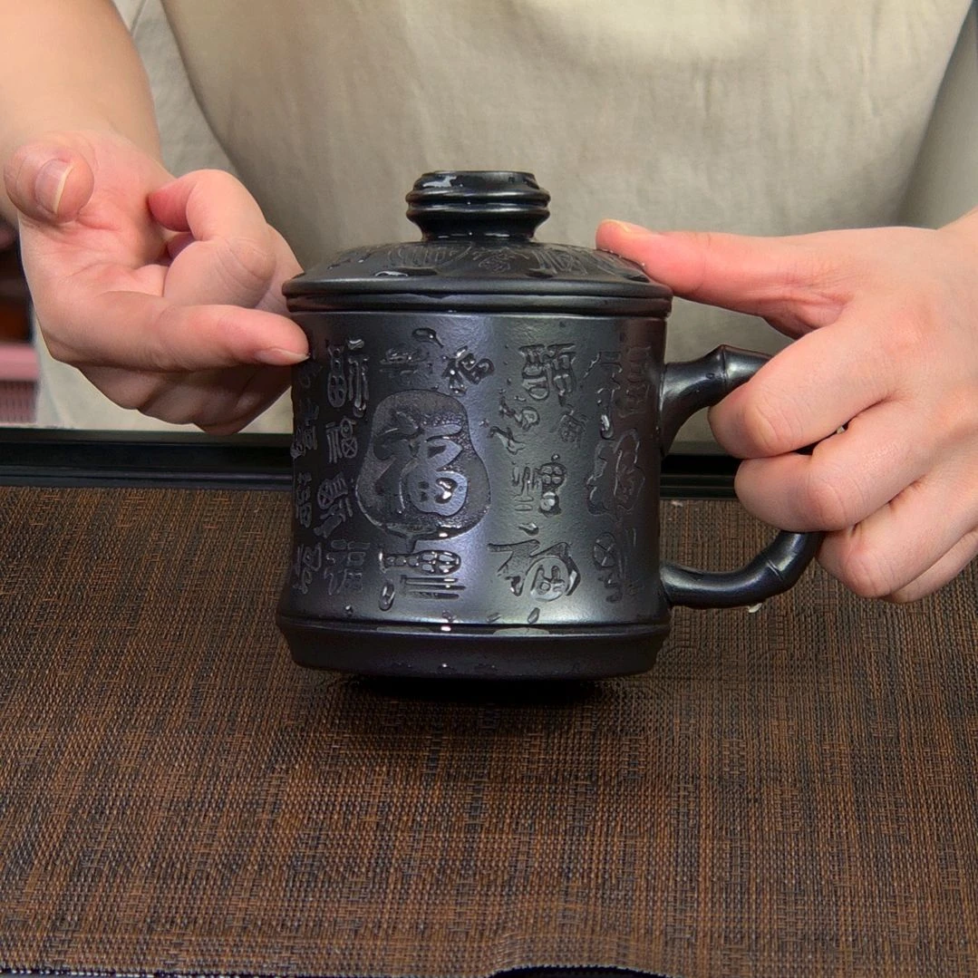紫砂茶杯高货放漏