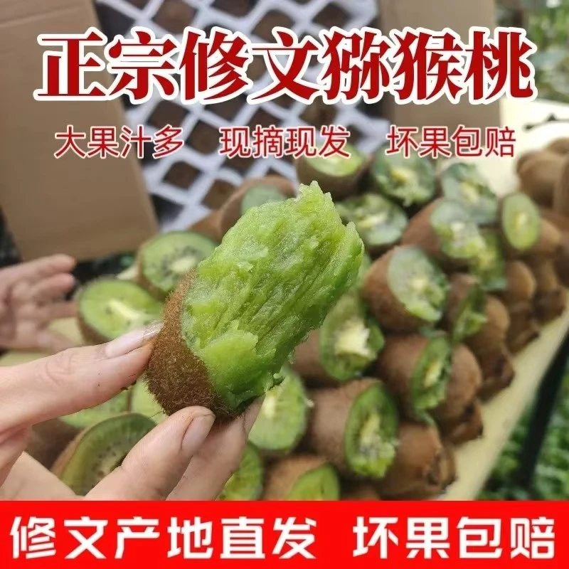 【28枚装】地标产品正宗贵州修文贵长猕猴桃整箱奇异果绿心大果当季