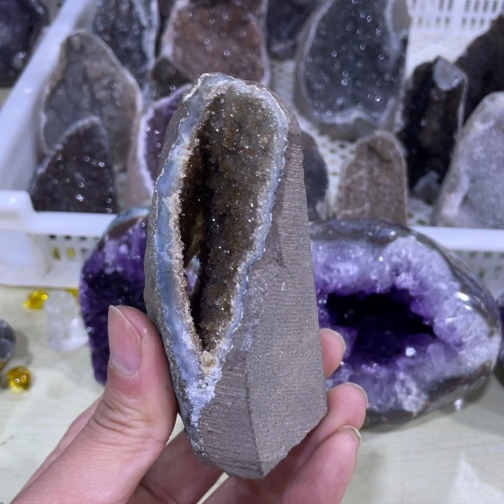 紫晶钱袋子未镶嵌