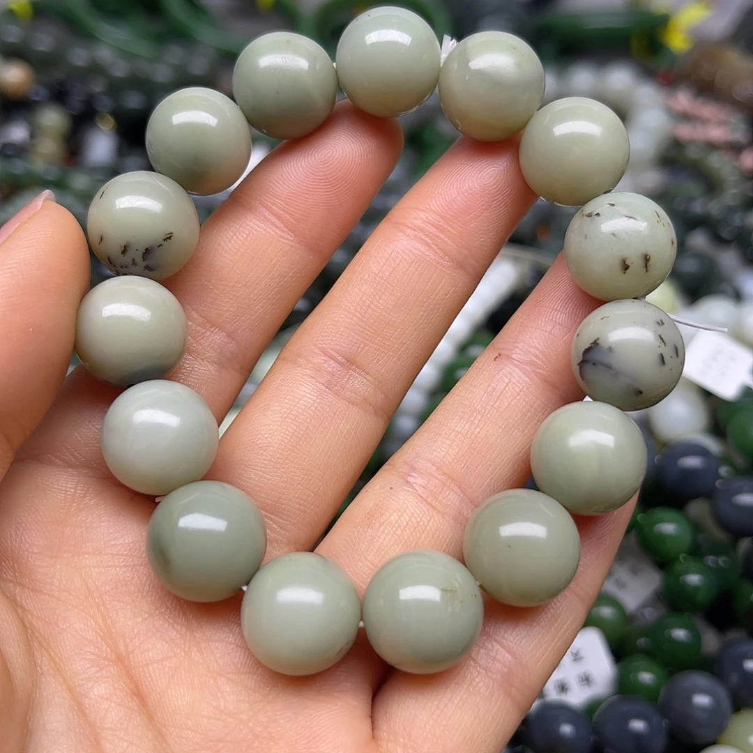 和田玉未镶嵌手链