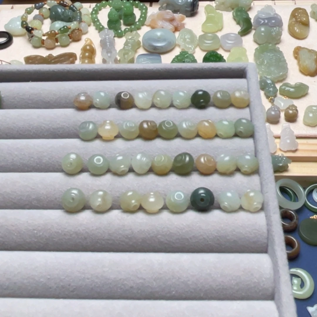 和田玉未镶嵌吊坠(不含链)