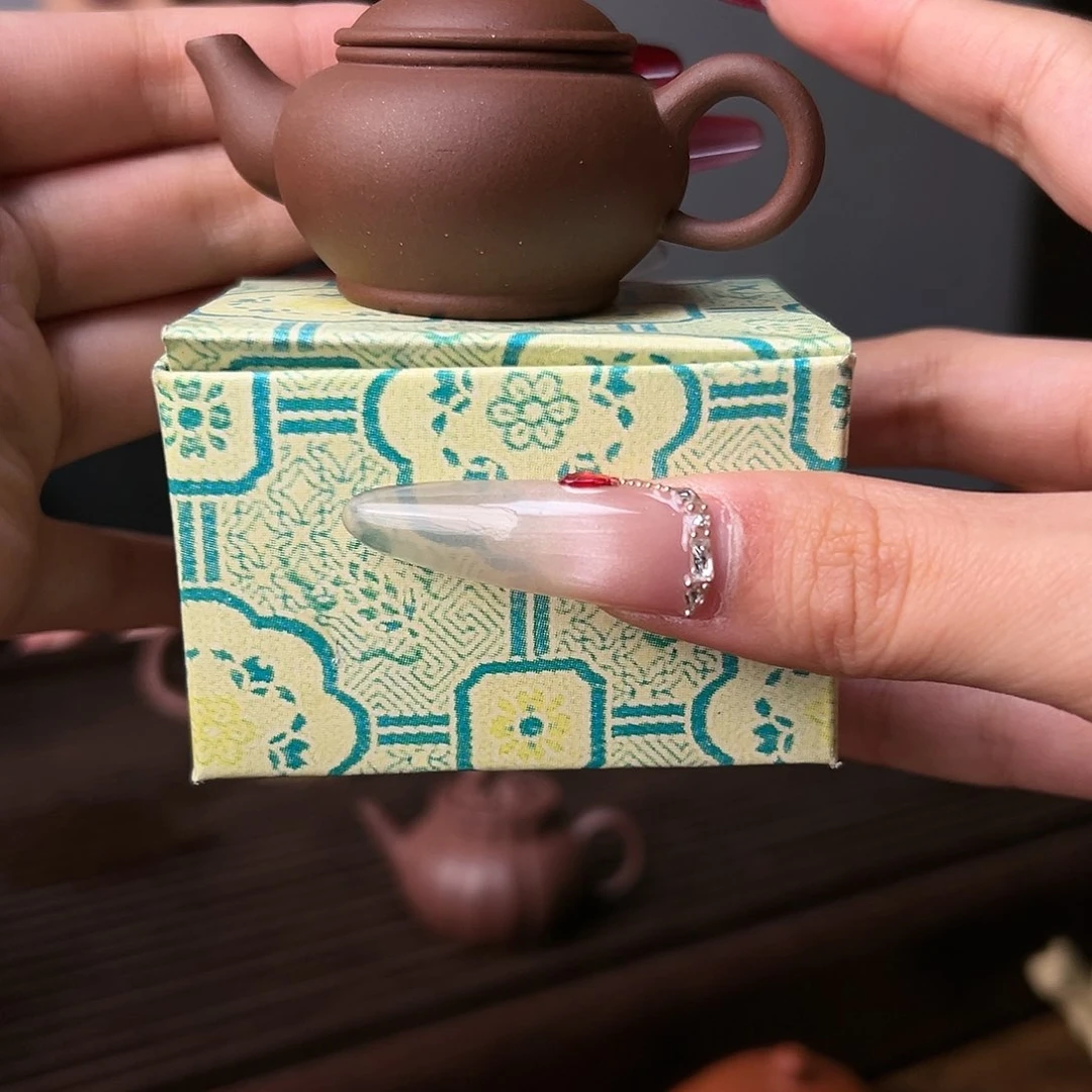 【闪购商品】紫砂茶壶水滴30cc普紫