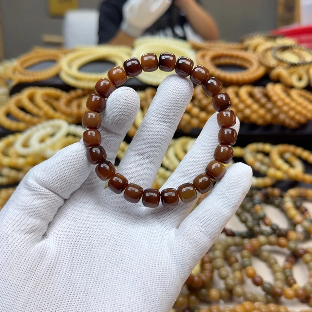 菩提根/象牙果手串9.10 5年 鬼工 青衣