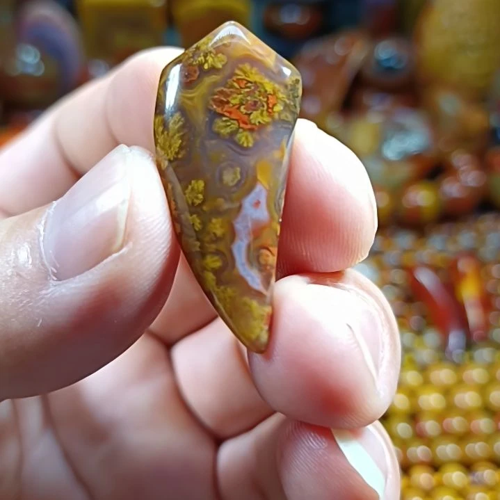 玛瑙/玉髓合金颈饰